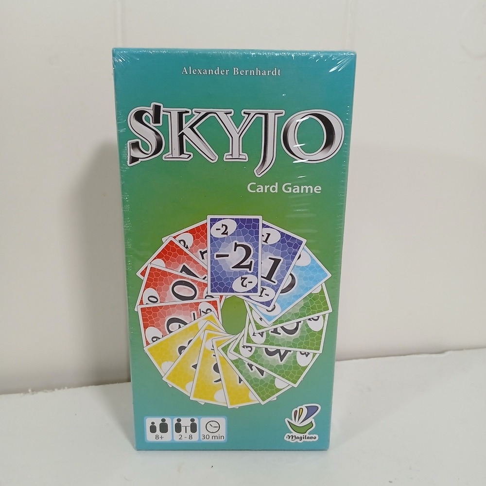 New - Skyjo Card Game Strategy Family Fun Alexander Bernhardt Magilano